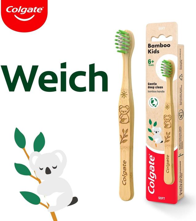 Immagine prodotto Colgate Bamboo Kids Orso / Koala 6+ anni Morbido (Morbido, 1 x)