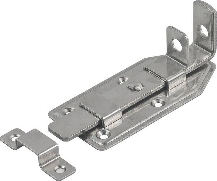 Produktbild Vormann Türriegel Länge 120 mm Breite 56 mm Edelstahl (1 Stk.)