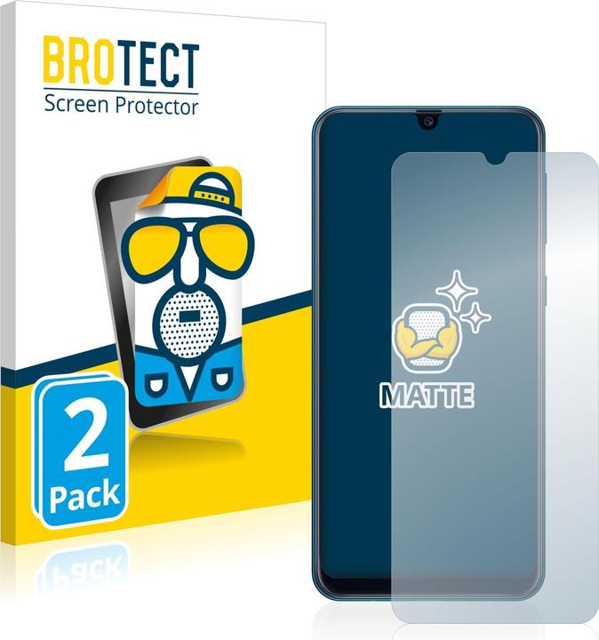 Actual product image BROTECT Anti-glare screen protector matt (2 Piece, Samsung Galaxy M21)