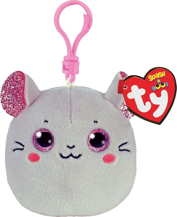 Ty Catnip Mouse Squishy Clip 9cm