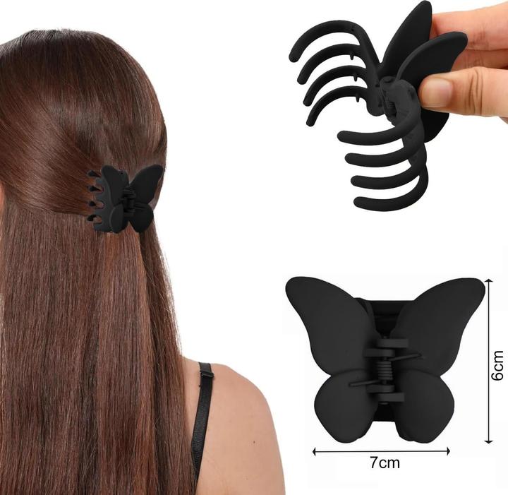 Immagine prodotto ASMI Artiglio per capelli, fermaglio per capelli a farfalla nero