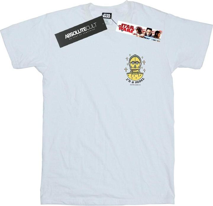 Produktbild Star Wars C3PO I'm A Rebel Chest Print TShirt (XL)
