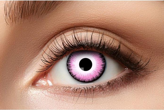 Produktbild Fasnacht Kontaktlinsen pinkes Auge (Pink)