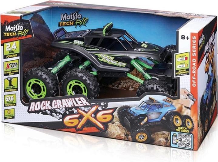 Actual product image Maisto TECH controlled car Rock Crawler 6x6, 82745