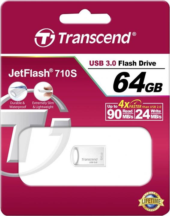 Produktbild Transcend JetFlash 710S (64 GB, USB-A, USB 3.1)