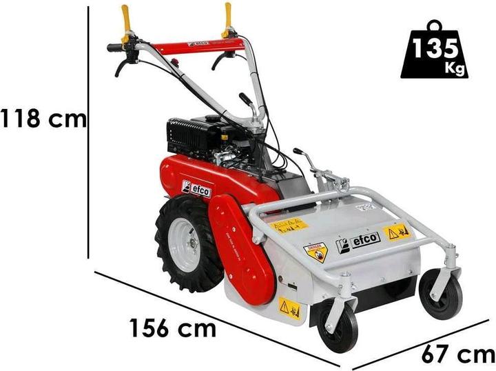 Actual product image Efco DR 50 K800H Professional manufacturer of Martelli Emak K800H