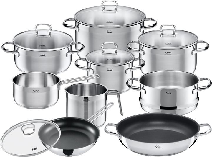 Produktbild Silit Toskana (28 cm, Pfannenset + Topfset, Edelstahl)