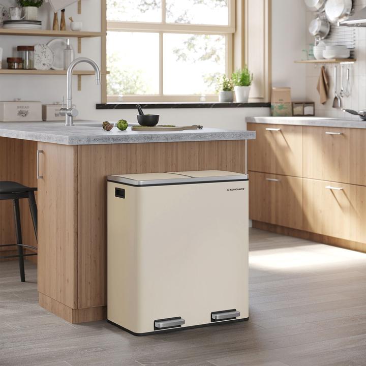 Produktbild Songmics Mülleimer mit Deckel und Inneneimer (60 l)