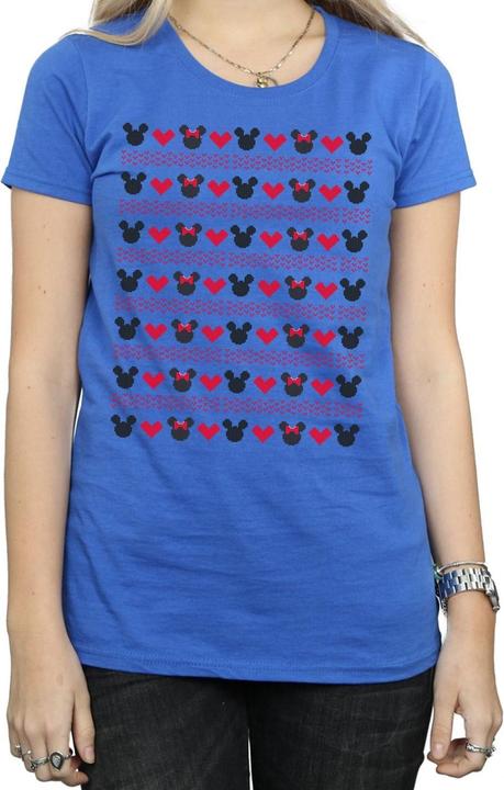 Produktbild Disney Mickey And Minnie Christmas Hearts TShirt (L)