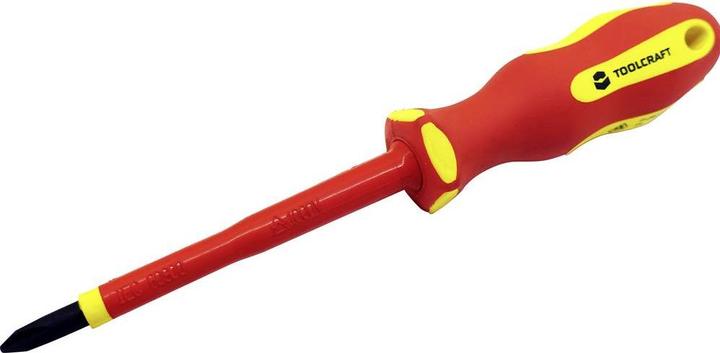Image du produit Toolcraft Jeu de tournevis plats/cruciformes VDE avec testeur de tension (Escale, Recouvrement cruciforme Phillipps (PH))
