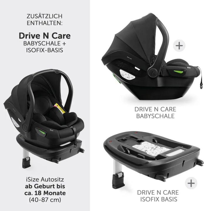 Produktbild Hauck Kinderwagen 3 in 1 4in1 Kinderwagen-Set Vision X Trio Set - inkl. i-Size