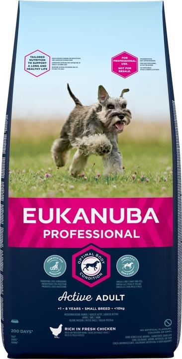 Image du produit Eukanuba EUK PRO Adult Small Breed Chicken 18KG (18000 g)