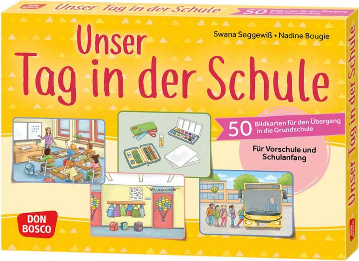 Produktbild Unser Tag in der Schule (Deutsch, Swana Seggewiss, Nadine Bougie, 2024)