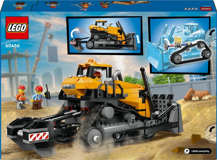 Actual product image LEGO Gelber Bulldozer mit Frontlader (60466, LEGO City)