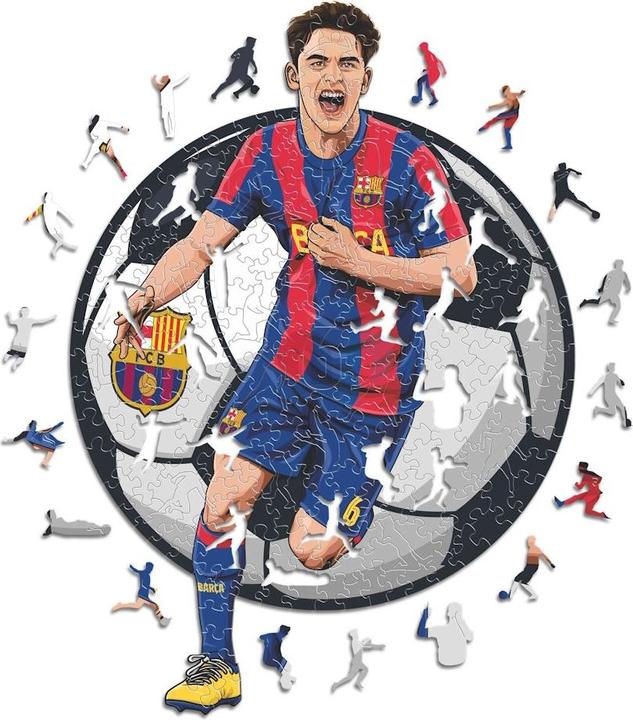 Image du produit Iconic FC Barcelone - Gavi - Puzzle en Bois Taille S (150 Pièces) (150 pièces)