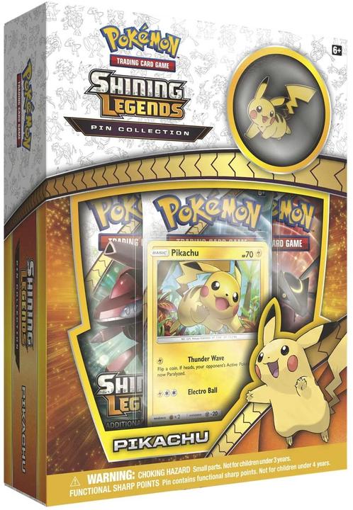 Actual product image Pokémon Shining Legends Pin Collection Pikachu - EN (English)