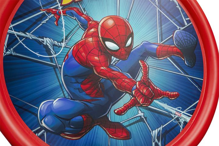 Actual product image Bestway Inflatable Paddling Pool Mat with Fountain Spider-Man 165 cm 98792