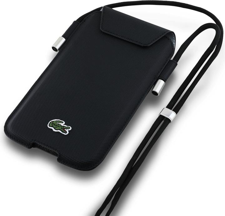 Immagine prodotto Lacoste Torebka LCPSP15XPVCK XL czarny/nero Universal Phone Sleeve Crossbody Petit Pique (Apple iPhone 15 Pro Max, Samsung Galaxy S24 Ultra)