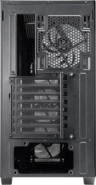 Actual product image Chieftec Hunter 3 GS-03B-OP (schwarz, Tempered Glass) (mATX, Mini-ITX, E-ATX)