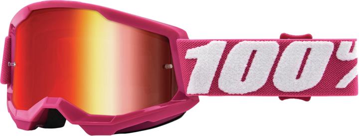 100% Strata 2 Jr. Goggle Fletcher - Mirror Red (Fletcher, Rot)