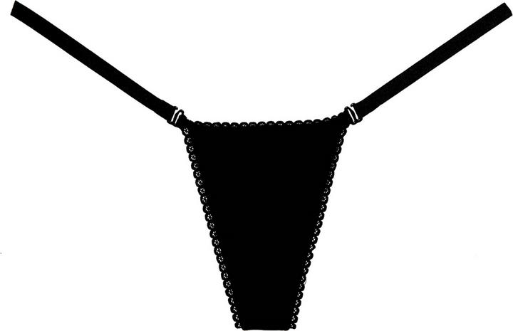 Immagine prodotto Allure Adore Wetlook Panty - Nero (Taglia unica)