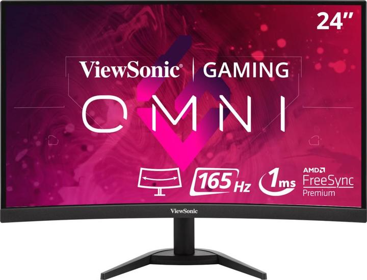 Image du produit Viewsonic VX2468-PC-MHD, 60,96 cm (24 pouces), 144Hz, VA - DP, HDMI (1920 x 1080 pixels, 24")