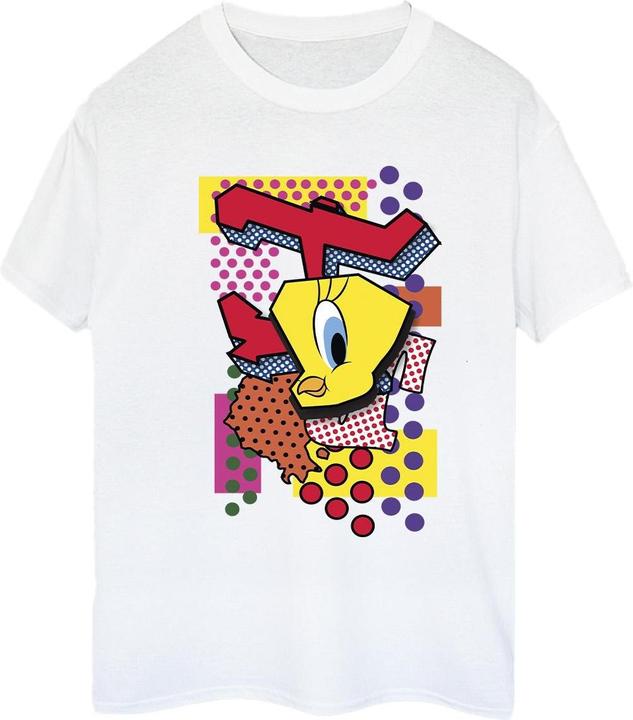 Immagine prodotto Looney Tunes Tweety Pop Art Maglietta Ampia Donna (M)