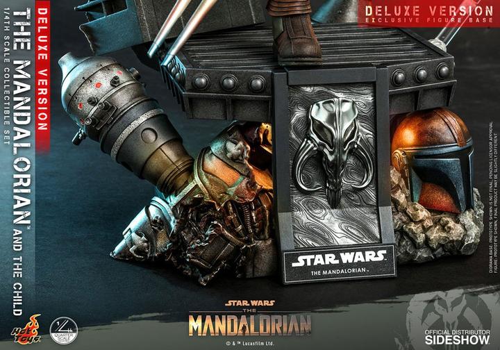 Immagine prodotto Hot Toys Star Wars - Il Mandaloriano "Il Mandaloriano e il Bambino" Deluxe 1/4 Action Figures