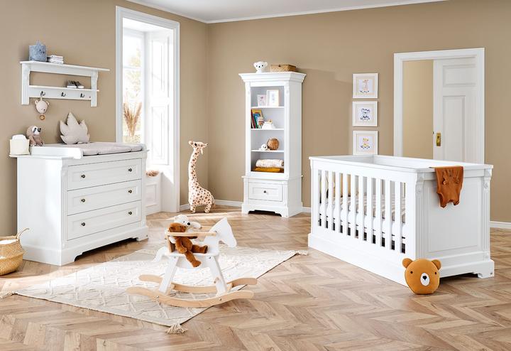 Produktbild Pinolino Kinderzimmer-Set 'Emilia' breit inkl. Wandregal, 3-tlg. (Kinderkleiderschrank)