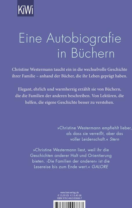 Immagine prodotto Die Familien der anderen (Tedesco, Christine Westermann, 2024)