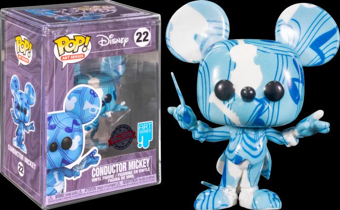 Actual product image Funko POP! Art Series Disney Conductor Mickey Exclusive