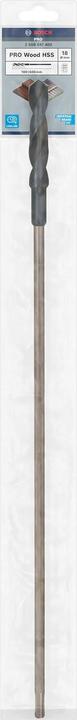 Immagine prodotto Bosch Professional Zubehör Punta per installazione PRO Wood HSS, 18 x 100 x 600 mm (18 mm)