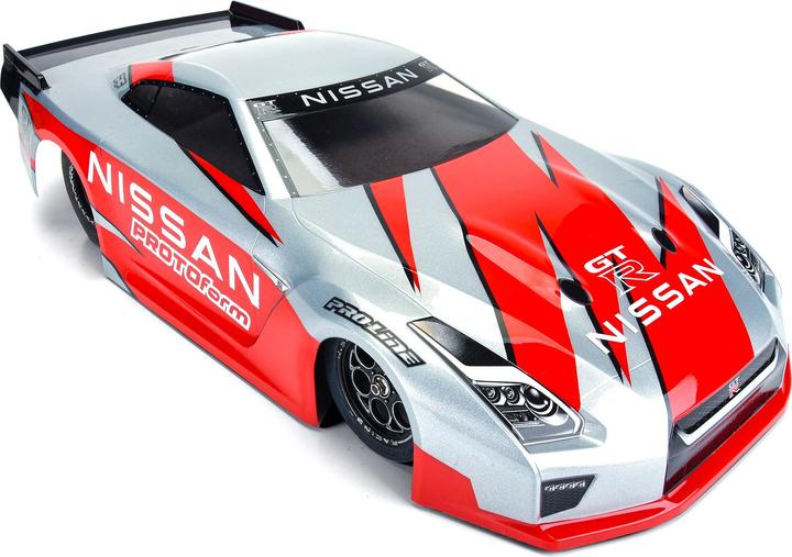 Actual product image Proline Body Nissan GT-R R35 Drag unpainted, 1:10