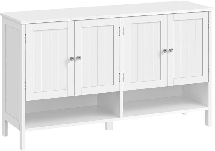 Actual product image Vasagle Country style shoe cabinet 120 x 70 cm, white (120 x 70 x 35 cm)