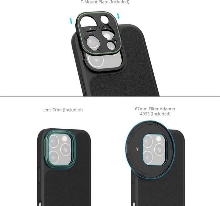 Immagine prodotto SmallRig 5001 x Brandon Li Dispositivo mobile video leggero per iPhone 16 Pro Max Co design Edition
