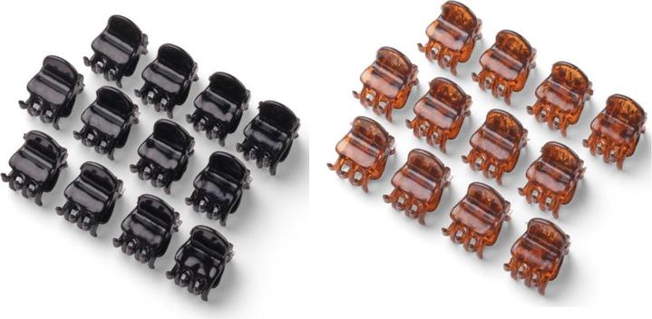 Produktbild Trisa Mini Haarklammern 1cm havanna 12 Stk. (12 Stk.)