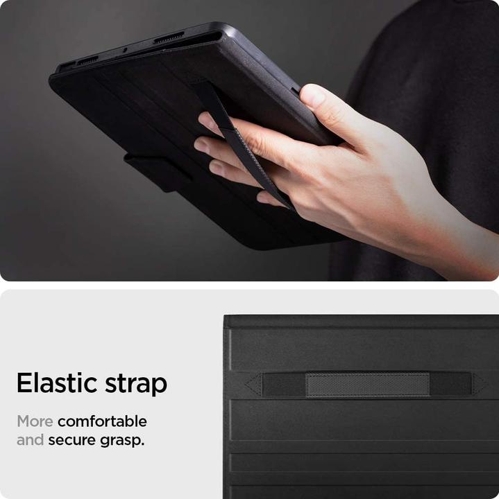 Immagine prodotto Spigen Custodia per tablet Liquid Air Folio Apple iPad Air 4 2020 Nero (iPad Air 2020 (4. Gen))