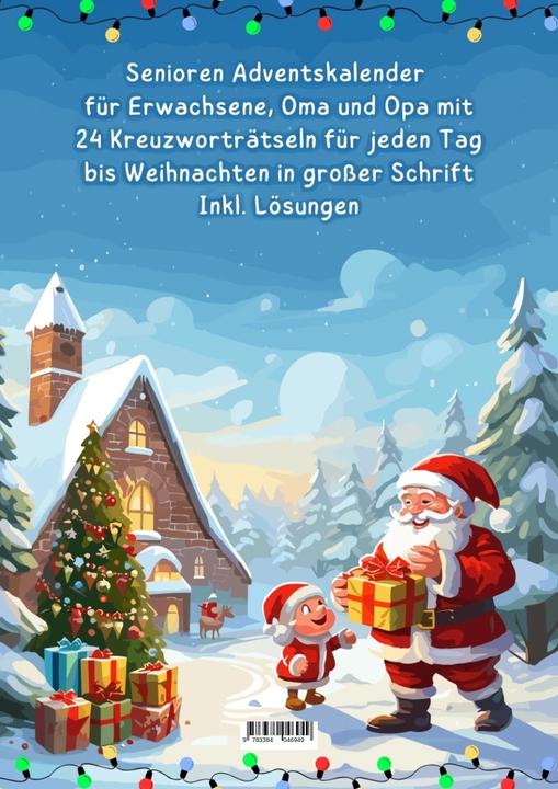 Immagine prodotto Calendario dell'avvento con cruciverba 2023 | Regalo di Natale
