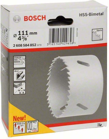 Actual product image Bosch Professional Zubehör Hole saw HSS bimetal for standard adapter, 111 mm, 4 3/8-in. (111 mm)
