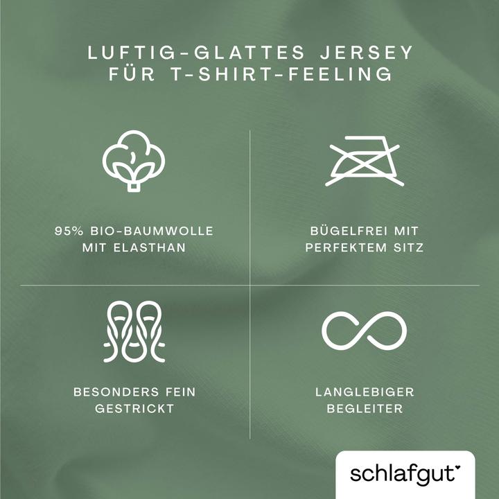 Actual product image schlafgut Knitted Jersey (Duvet cover, 80 x 80 cm)