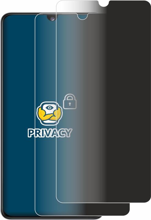 Productafbeelding BROTECT Anti-spionnetje privacyfolie Beschermfolie tegen blauw licht (2 Stuk, Samsung Galaxy A41)
