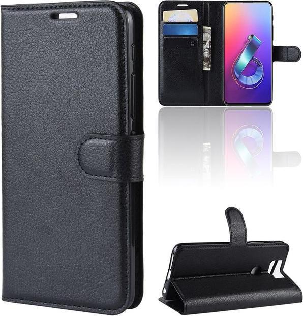 Actual product image MU Classic Litchi Leather Bookcover Series (Asus Zenfone 6)