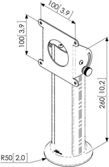 Actual product image Vogels Pta 3102