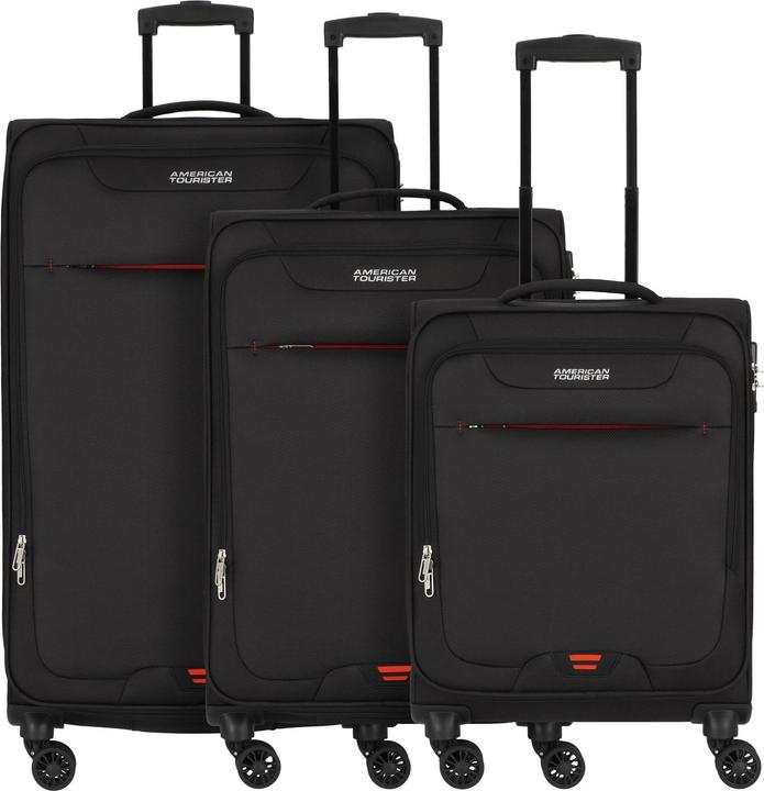 Immagine prodotto American Tourister Set di valigie a 4 ruote Street Roll 3 pezzi (215 l, XL (da 115l))