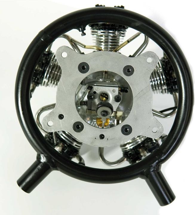 Actual product image UMS Radial Engine 5 Cylinder 125cc Petrol