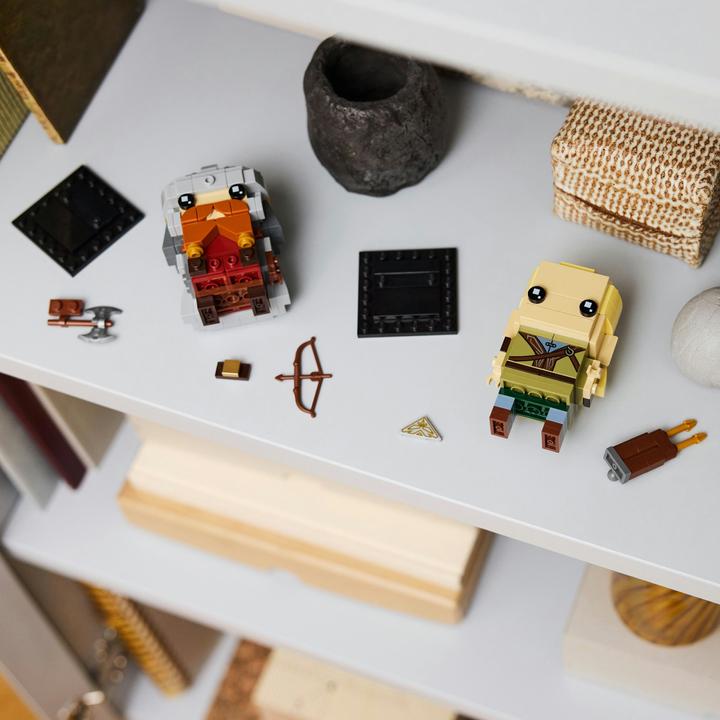 Image du produit LEGO Seigneur des Anneaux Legolas et Gimli (40751, LEGO Brickheadz)