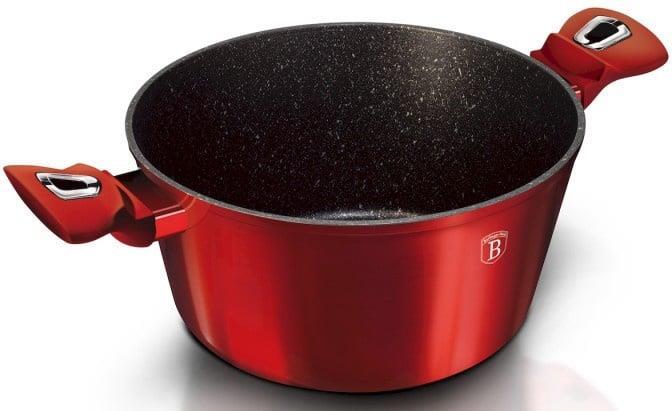 Image du produit BerlingerHaus GRANITE POT 20cm Red METALLIC LINE BH-1256 (20 cm, Aluminium)