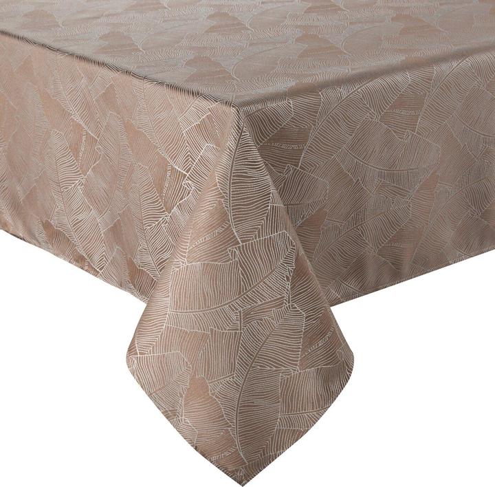 Eurofirany ISLA-Tischdecke mit Jacquardmuster aus Bananenblättern, 140 x 180 cm (140 x 180 cm)