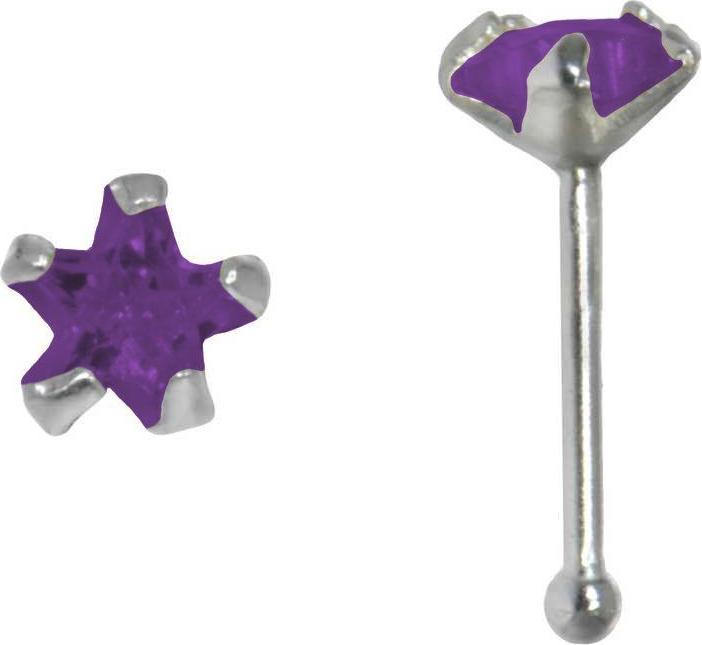 Produktbild Bijouteria Nasenpiercing (Silber 925, Zirkonia)