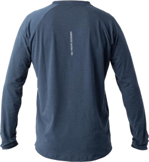 Produktbild dirtlej Mountee drirelease® Merino Longsleeve Jersey, blau, L (L)